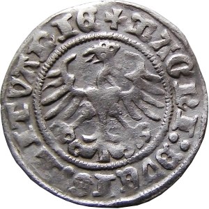 Zygmunt I Stary, półgrosz 1512, Wilno, BARDZO ŁADNY