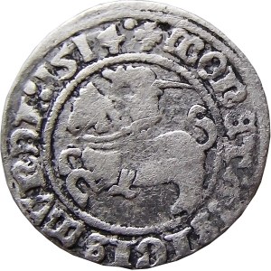 Sigismund I the Old, half-penny 1514, Vilnius, WHEREAS