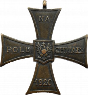 Polska, II RP, Krzyż Walecznych 1920, wyk. J. Knedler, numerowany 5636