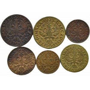 Polska, II RP, lot groszy 1923-1937, Warszawa