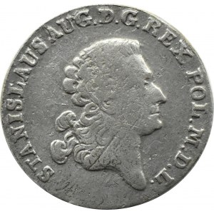Stanisław A. Poniatowski, 4 grosze srebrne (złotówka) 1766 FS, Warszawa