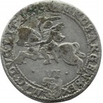 Johannes II. Kasimir, Sixpence 1666, Vilnius, Punkte auf den Seiten des Nennwerts, selten!