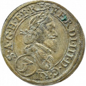 Austria, Tyrol, Ferdynand IV, 3 krajcary 1646, Sankt Veil