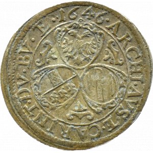 Austria, Tyrol, Ferdynand IV, 3 krajcary 1646, Sankt Veil