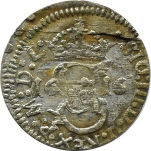 Sigismund III Vasa, 1616 shekel, Vilnius, beautiful