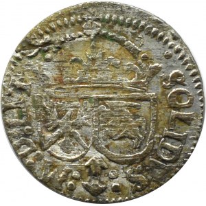 Zygmunt III Waza, szeląg 1616, Wilno, piękny