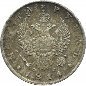 Russia, Alexander I, ruble 1811 FG, St. Petersburg, BEAUTIFUL!