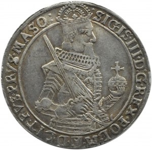 Zygmunt III Waza, talar 1630, Bydgoszcz, MASO:/+, ładny