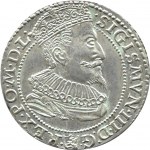 Sigismund III Vasa, sixpence 1596, Malbork, Beautiful!