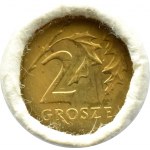 Polska, III RP, 2 grosze 1992, Warszawa, rolka bankowa