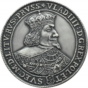 Polen, Medaille zum 400. Jahrestag der Münze von Bydgoszcz 1594-1994 - Władysław IV, versilberte Bronze