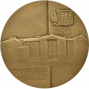Polen, Medaille, Jan Maciaszek - Erster Präsident von Bydgoszcz - Bronze