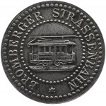 Bromberg/Bydgoszcz, streetcar token - LARGE, iron, rare RRR!