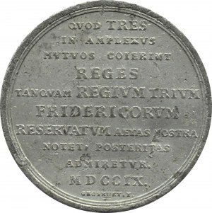 Augustus III Sas, medal 1709 