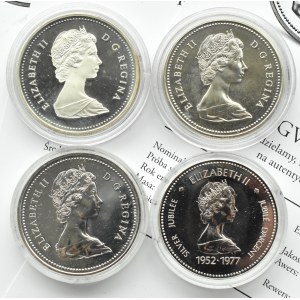 Kanada, Ezbieta II, lot czterech dolarów 1974-1982, Ottawa