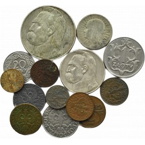 Polen, Zweite Republik, Partie Münzen 1923-1939, Warschau