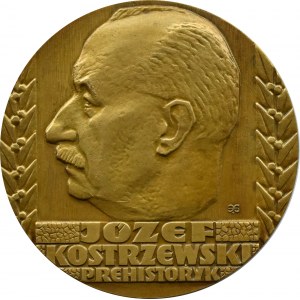 Polska, Medal Józef Kostrzewski, prehistoryk, 80-lecie urodzin, 1965, PTN