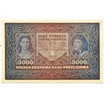 Poland, Second Republic, 5000 marks 1920, 2nd series D, Warsaw