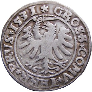 Sigismund I the Old, Prussian penny 1531, Torun