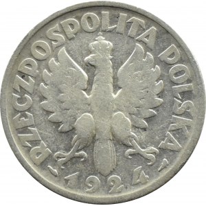 Polska, II RP, Kłosy, 2 złote 1924, Paryż