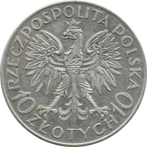 Polen, Zweite Republik, Jan III Sobieski, 10 Zloty 1933, Warschau