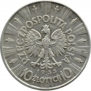 Polska, II RP, Józef Piłsudski, 10 złotych 1935, Warszawa