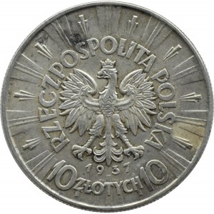 Polen, Zweite Republik, Józef Piłsudski, 10 Zloty 1937, Warschau