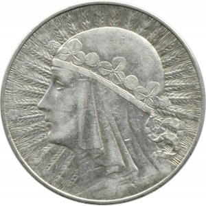 Polska, II RP, Głowa Kobiety, 10 złotych 1932, Warszawa