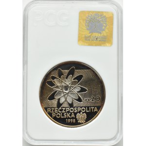 Polen, III RP, 20 Zloty 1998, Polon und Radium, Warschau, UNC