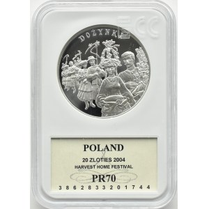 Poland, III RP, 20 zloty 2004, Dożynki, Warsaw, UNC