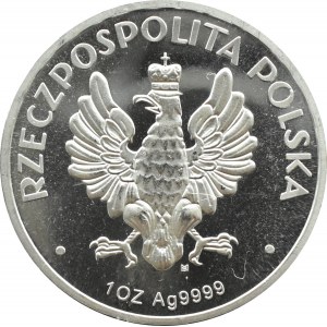 Poland, Third Republic, Head of a Woman - ounce of silver, Warsaw