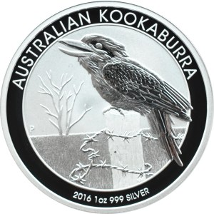 Australien, $1 2016 P, Kookaburra, Perth, UNC