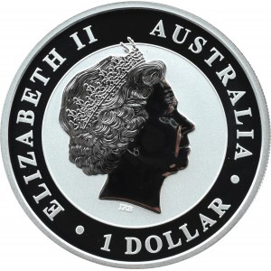 Australien, $1 2016 P, Kookaburra, Perth, UNC