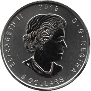 Kanada, Virgilische Eule, $5 2015, Ottawa, UNC