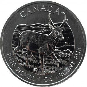 Canada, Forkhorn, $5 2013, Ottawa, UNC