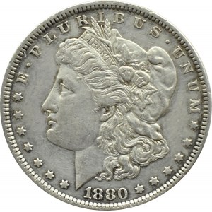 USA, Morgan, 1 dolar 1880, Filadelfia