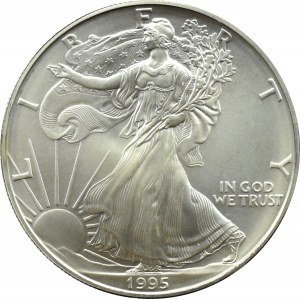 USA, Liberty (Orzeł), 1 dolar 1995, Filadelfia, UNC
