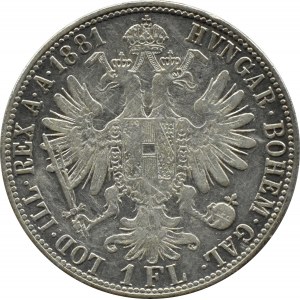 Österreich-Ungarn, Franz Joseph I., 1 Gulden 1881, Wien