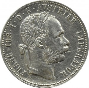 Austro-Węgry, Franciszek Józef I, 1 floren 1884, Wiedeń