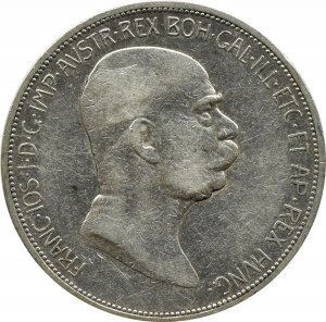 Austro-Węgry, Franciszek Józef I, 5 koron 1909, Wiedeń