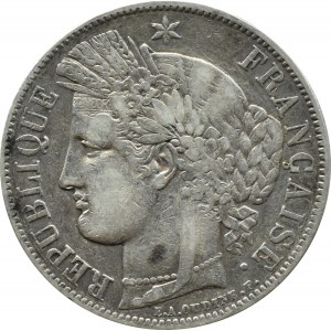 Francja, Republika, Ceres, 5 franków 1851 A, Paryż