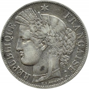 France, Republic, Ceres, 5 francs 1851 A, Paris