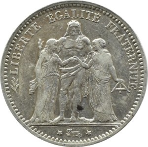Francja, Republika, 5 franków 1874 A, Paryż