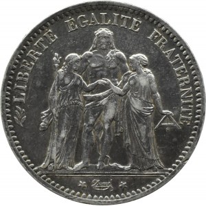 France, Republic, 5 francs 1875 A, Paris