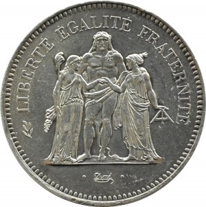 Francja, Herkules, 50 franków 1976 A, Paryż