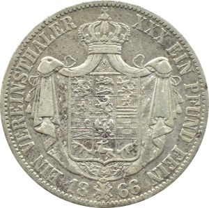 Niemcy, Braunschweig-Lüneburg, Wilhelm, talar 1866, Hannover