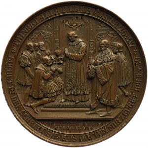 Germany, Brandenburg, medal minted on the occasion of the 300th anniversary of the Reformation in Brandenburg (1539-1839), beautiful!