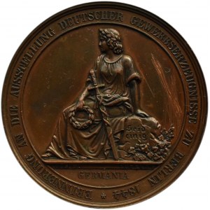 Deutschland, Preußen, Friedrich Wilhelm IV, Medaille - Handwerksausstellung in Berlin 1844, signiert Loos