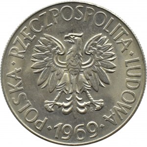 Polska, PRL, 10 złotych 1969, T. Kościuszko, Warszawa, UNC-