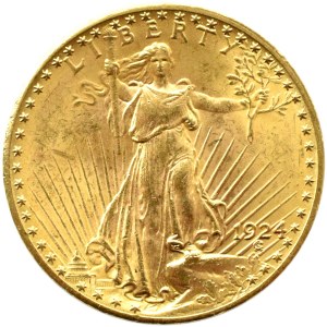 USA, Saint Gaudens, 20 dolarów 1924, Filadelfia